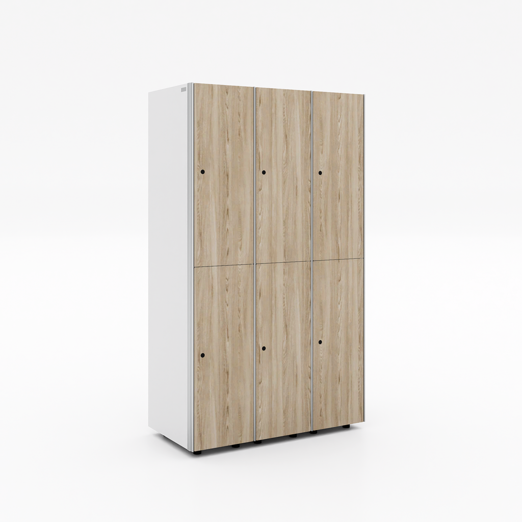 Doppelfach-Spind 3 Abteile